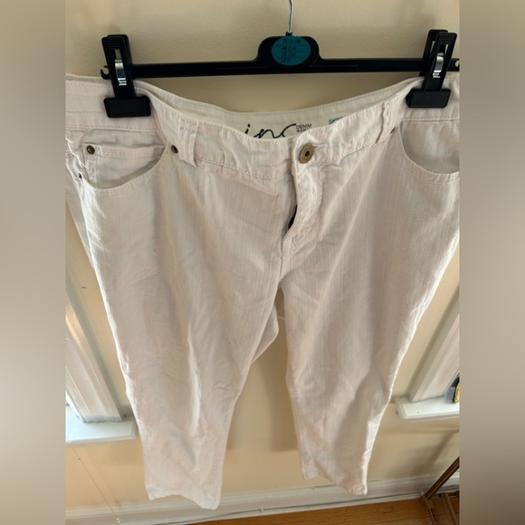inc. White Plus Size Skinny Leg Slim Tech Petite Pants - Picture 3 of 7
